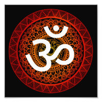 Om mandala rode wortel chakra