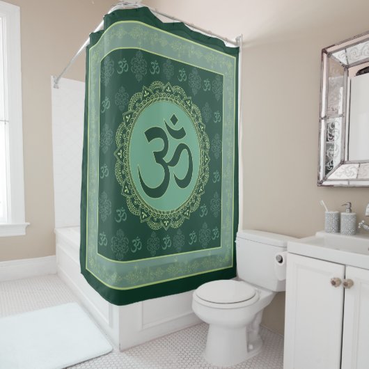 OM Mandala - Shower Curtain Douchegordijn (In situ)