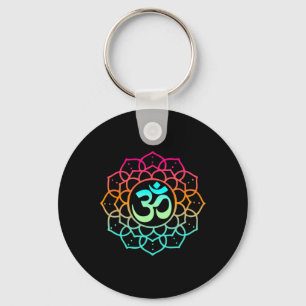 Om Mandala Spirituele Zen Yoga Boeddhistische Medi Sleutelhanger