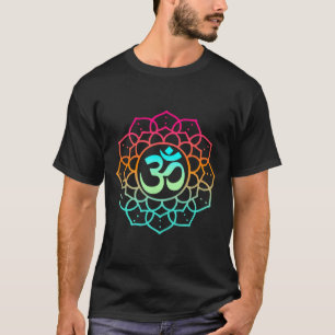 Om Mandala Spirituele Zen Yoga Boeddhistische Medi T-shirt