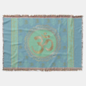OM Mandala - Throw Blanket Deken (Voorkant)