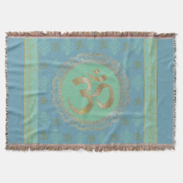 OM Mandala - Throw Blanket Deken