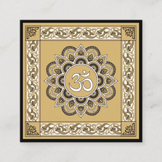OM Mandala - Visitekaartje (Voorkant)