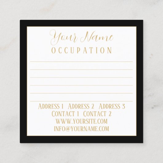 OM Mandala - Visitekaartje (Achterkant)