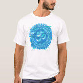 Om Mandala waterverf Tshirts (Voorkant)