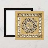 OM Mandala - Wenskaart Feestdagenkaart (Voorkant / Achterkant)