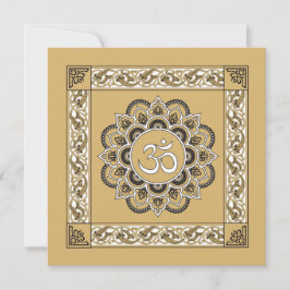 OM Mandala - Wenskaart Feestdagenkaart