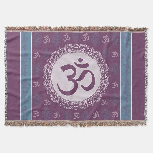 OM Mandala - Worpdeken Deken (Voorkant)