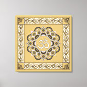 OM Mandala - Wrapped Canvas (Voorkant)