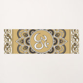 OM Mandala - Yoga Mat (Achterkant (horizontaal))