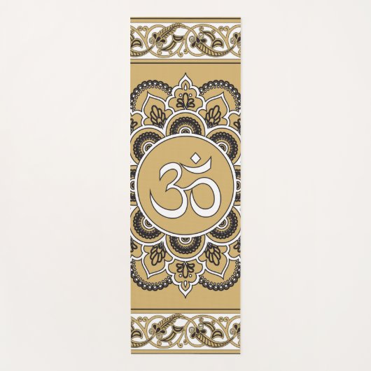 OM Mandala - Yoga Mat (Voorkant)