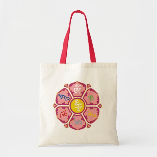 om mani padma hum tote bag (Voorkant)