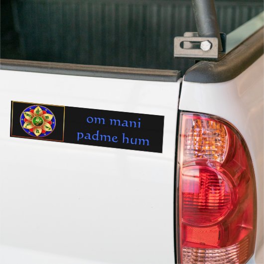Om Mani Padme Hum Bumpersticker (Op Truck)