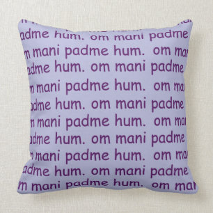 Om Mani Padme Hum Lavender Kussen