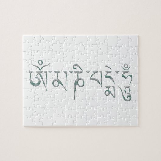 Om Mani Padme Hum Legpuzzel (Horizontaal)