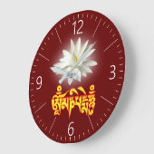 Om mani padme hum mantra grote klok (Hoek)