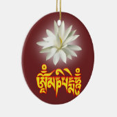 Om mani padme hum mantra keramisch ornament (Rechts)