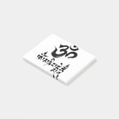 Om Mani Padme Hum Mantra Post-it® Notes (Schuin)