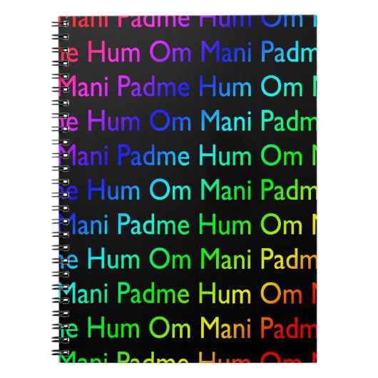 Om Mani Padme Hum Notitieboek (Voorkant)