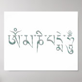 Om Mani Padme Hum Poster (Voorkant)