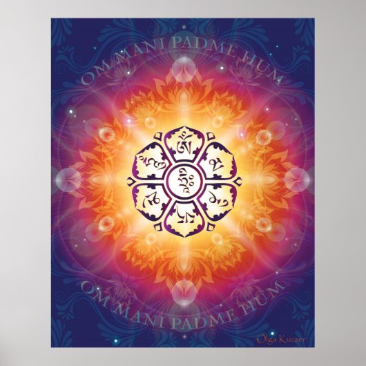 Om Mani Padme Hum Poster (Voorkant)