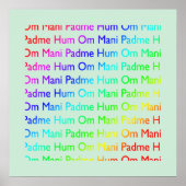 Om Mani Padme Hum Print (Voorkant)