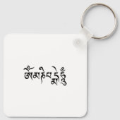 Om mani padme hum sleutelhanger (Achterkant)