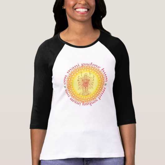 Om mani padme hum t-shirt (Voorkant)