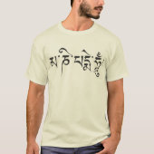 om mani padme hum t-shirt (Voorkant)