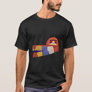 Om Mani Padme Hum Tibetaans boeddhistische mantra T-shirt