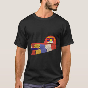 Om Mani Padme Hum Tibetaans boeddhistische mantra T-shirt