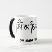 Om Mani Padme Om Magische Mok (Voorkant links)