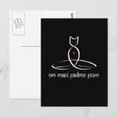 Om Mani Padme Spint - Sanskrietstijltekst. Briefkaart (Voorkant / Achterkant)