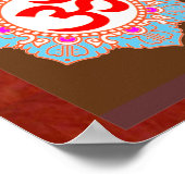 Om Mantra Art:door Navin Joshi, LAPPRICE-cadeaus Poster (Hoek)