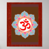 Om Mantra Art:door Navin Joshi, LAPPRICE-cadeaus Poster (Voorkant)