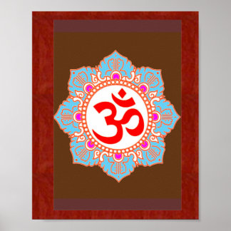 Om Mantra Art:door Navin Joshi, LAPPRICE-cadeaus Poster