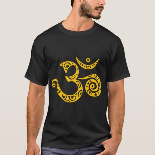 OM Mantra Boeddhisme Yoga T-shirt (Voorkant)