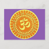 OM MANTRA BRIEFKAART (Voorkant)