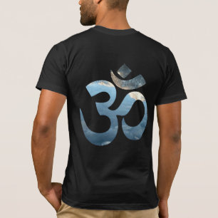 Om Mantra Meditatie Yoga Mannen voor- en achterkan T-shirt