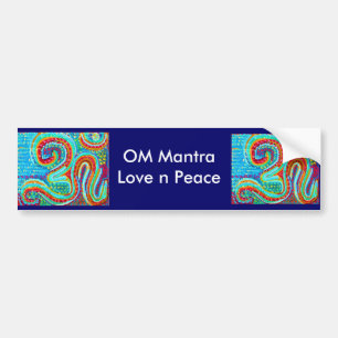 OM Mantra Om108 Bumpersticker