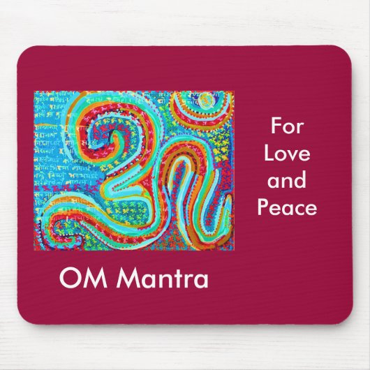 OM Mantra Om108 Muismat (Voorkant)