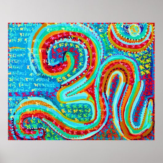 OM MANTRA: Om 108 keer en andere mantra's Poster (Voorkant)