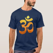 Om Mantra Symbol Meditation Yoga Asana Relax Manne T-shirt (Voorkant)