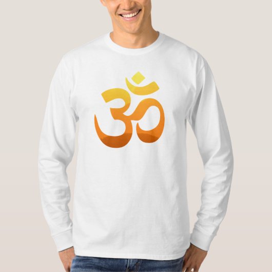 Om Mantra Symbol Meditation Yoga Double Sided T-shirt (Voorkant)