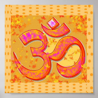 OM Mantra Symbol : OMMANTRA Poster