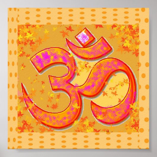 OM Mantra Symbol : OMMANTRA Poster (Voorkant)