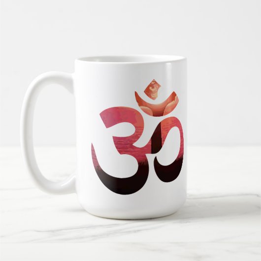 Om Mantra Symbol Yoga Meditation Inspirerend Koffiemok (Links)