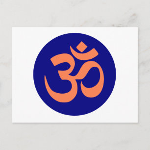 Om Mantra Yoga Briefkaart