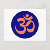 Om Mantra Yoga Briefkaart (Voorkant)