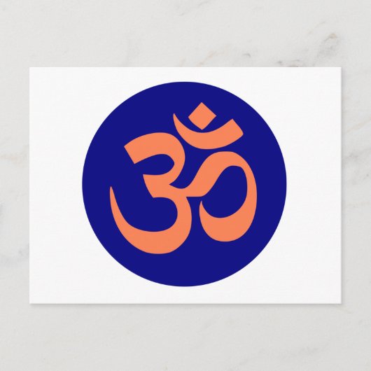 Om Mantra Yoga Briefkaart (Voorkant)